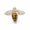 silver honey bee brooch